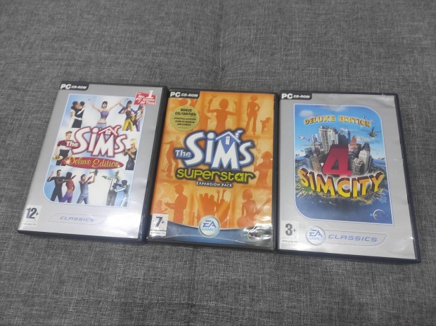 Egyben Eladó PC játékok(The Sims, Simcity 4)