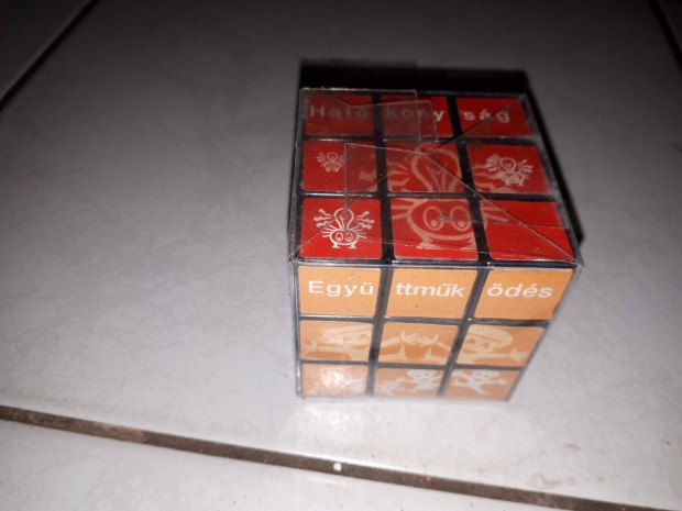 Egyedi 3x3x3-as Rubik Kocka celofn csomagolsban