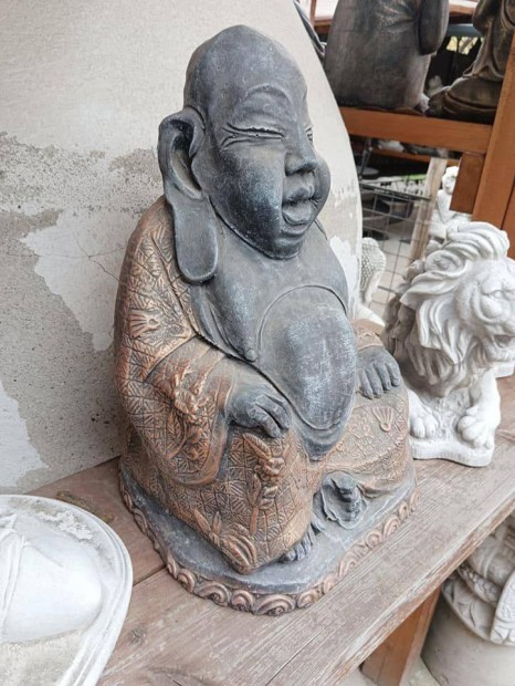 Egyedi k Buddha kltri kerti szobor antik olt Fagyll mk dsz