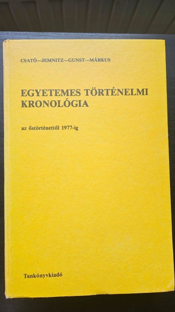 Egyetemes történelmi kronológia