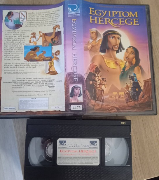 Egyiptom hercege - rajzfilm vhs - nagytokos