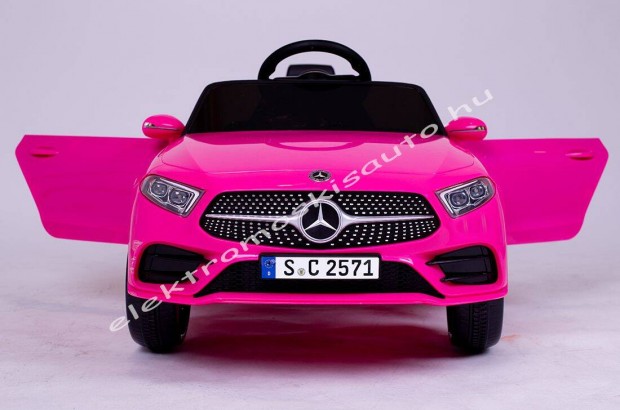 Egyszemlyes Mercedes CLS350 Coupe 12V pink elektromos kisaut