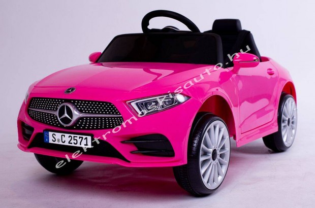 Egyszemlyes Mercedes CLS350 Coupe 12V pink eredeti elektromos kisaut