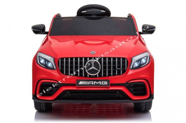 Egyszemélyes Mercedes GLC 63 S 12V piros eredeti elektromos kisautó