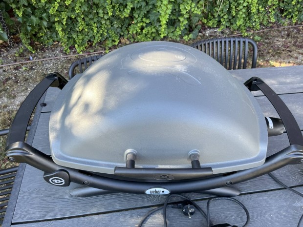 Egyszer hasznlt Weber elektromos grill grillez grillst 