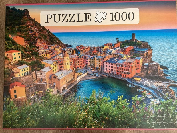 Egyszer kirakott 1000 db-os puzzle elad
