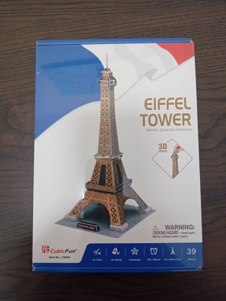 Eiffel torony bontatlan 3d puzzle