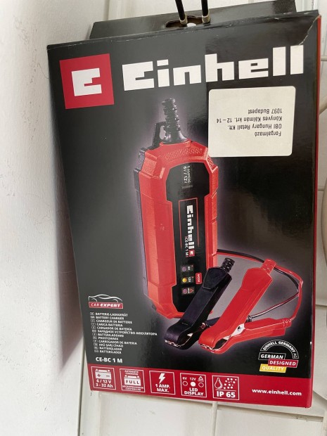 Einhell Akumlátor töltő, dobozában eladó.