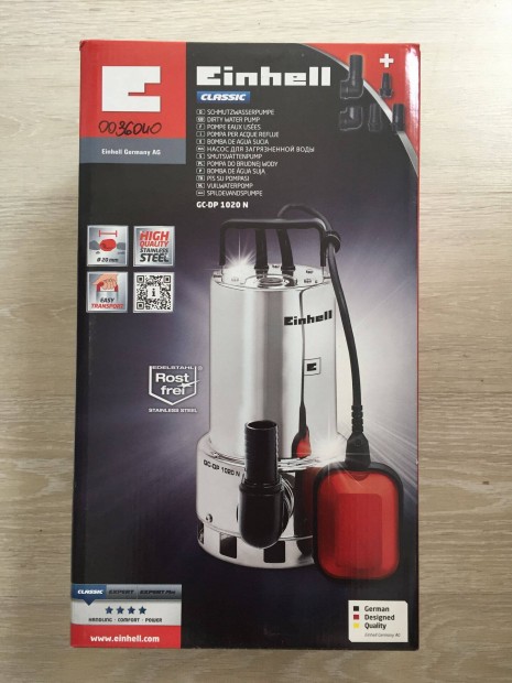 Einhell GC-DP 1020 N Szennyvz szivatty 1000W (4170773)