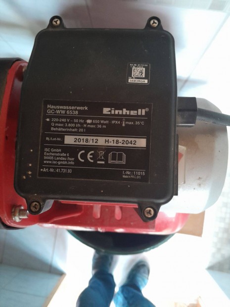 Einhell GC-WW 6538 Hzi vzm 650W 20L