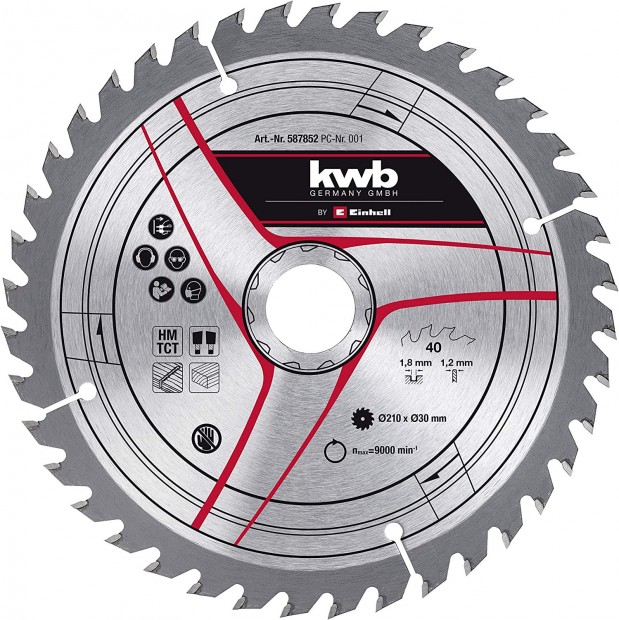 Einhell KWB Frszlap 210x30x1,8mm 40 fogas (49587852)