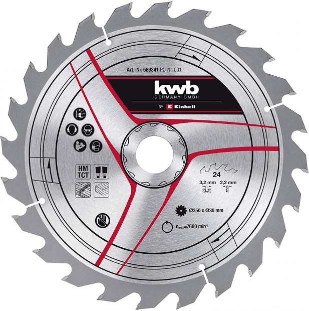 Einhell KWB Frszlap 250x30x1,8mm 42 fogas (49589352)