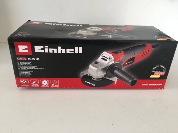 Einhell TC-AG 125 Sarokcsiszol 850W 125mm (4430619)