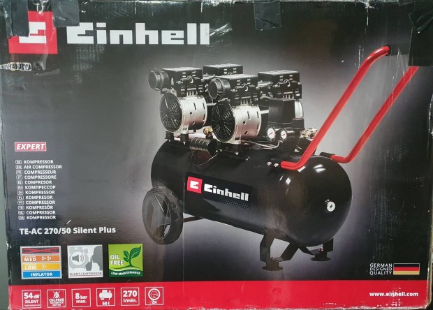 Einhell TE-AC 50 Silent csendes kompresszor/j