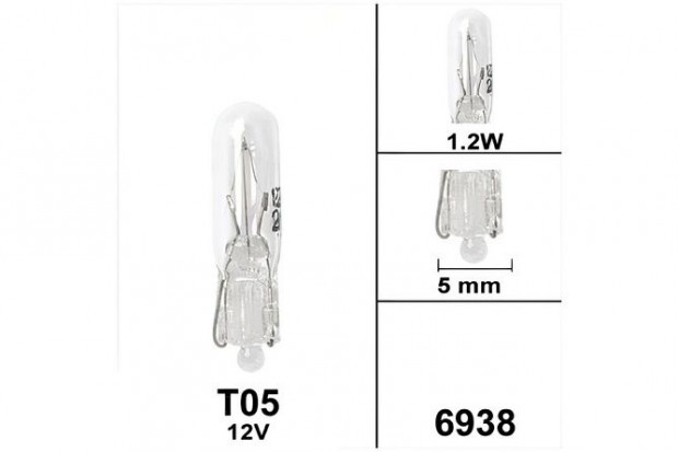 �k alap� l�mpa T5 12V 1.2W