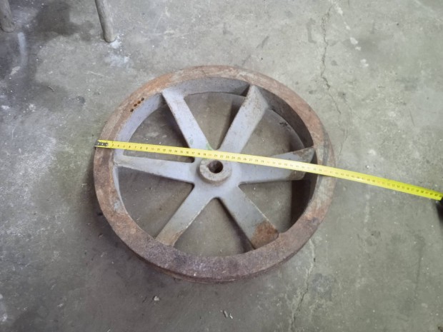 Ékszíjtárcsa 42cm 2x17 14kg hasítógép ágdaráló építéshez.