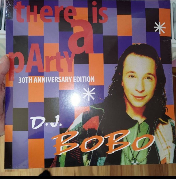 Eladsra knlom DJ.Bobo -There Is A Party albumt. (LP vinyl!!)