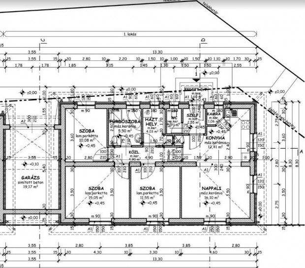 Elad 105.70 m2 j pts ikerhz, Hajdsmson