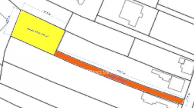 Elad� 1098 nm-es telek Tiszaf�red