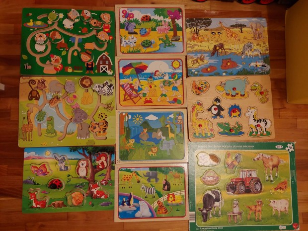 Elad 10 darab gyerek kirak, puzzle