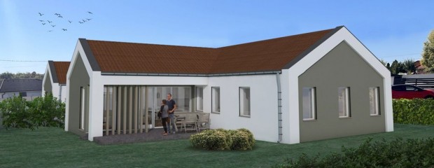 Elad� 120 m2 �j �p�t�s� ikerh�z, R�d