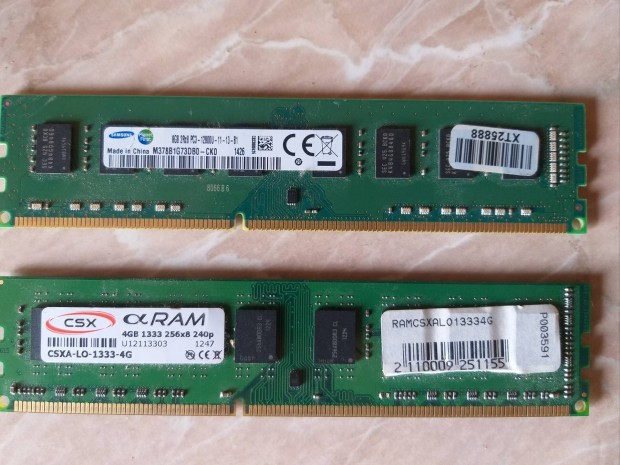 Elad 12 Gb ddr3 ramok!