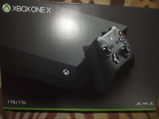 Elad 13. Akcis Xbox One X 1 Tb Gp +Tartozkok+ 61 Db Cscs Jtk: