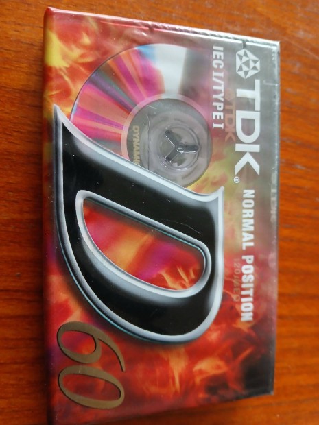 Eladó 13. Eredeti Üres Kazetta : TDK 60 Min Új Bontatlan :