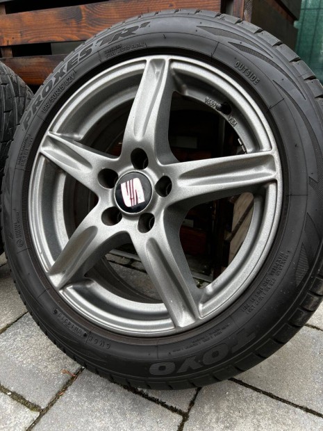 Elad 15" 5x100 alufelni 195/50 r15 nyri gumikkal