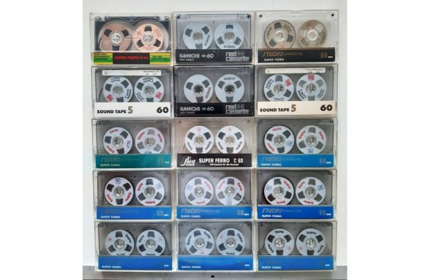 Elad 15 db hasznlt orss audio kazetta / Reel to Reel magnkazetta