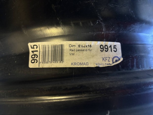 Elad� 16 colos VW gy�ri ac�l-felnigarnit�ra