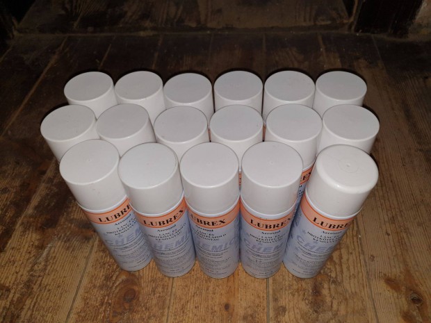 Eladó 17 db 500ml - es Lubrex grafitos lánckenő sray