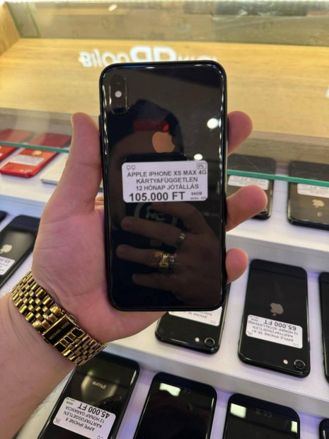 Elad 1 v Garancival iphone Xs Max 64Gb Akku:82%