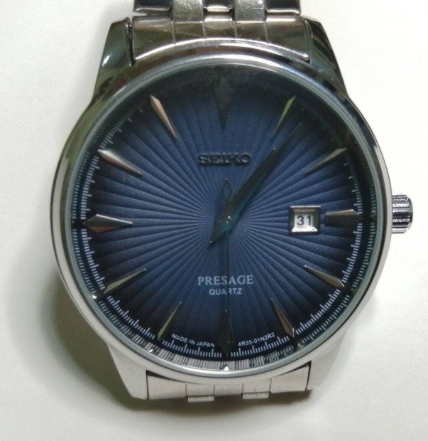 Elad 1db Seiko Presade Naptros Quartz (repro) Ff. Aclkk szmlapos