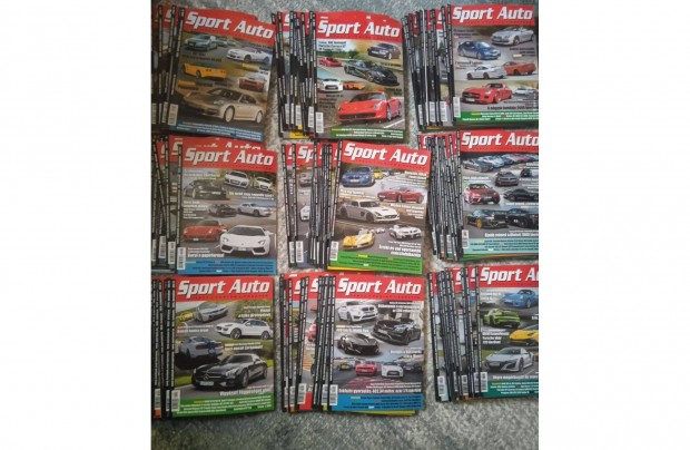 Elad 2008-2016 kztti Sport Auto Magazin sszes szma (108db)