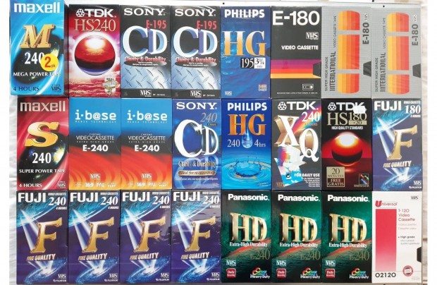 Elad 25 db j bontatlan VHS videokazetta 1