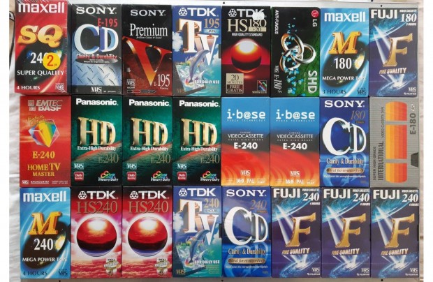 Elad 25 db j bontatlan VHS videokazetta 2