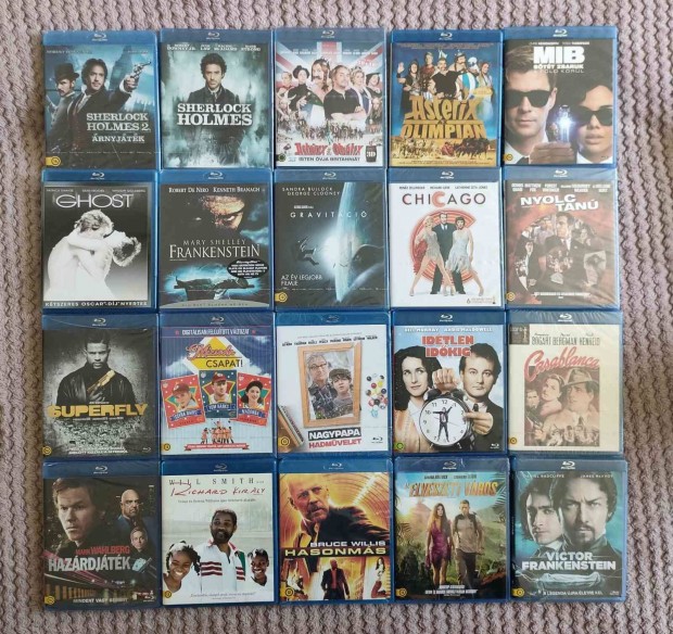 Eladó 2.990 /db. BLU-Ray Filmek