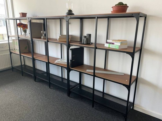 Eladó 2 db IKEA FJÄLlbo ipari stílusú polcos elem újszerű állapotban