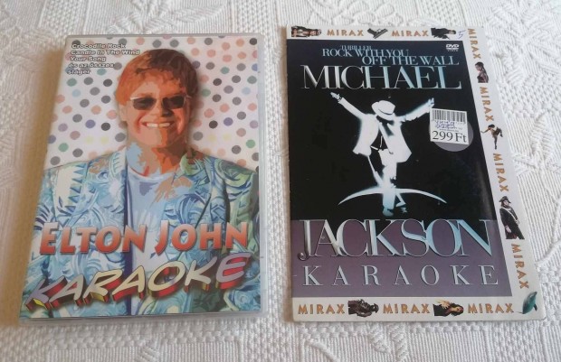 Elad 2 db Michael Jackson & Elton John - Karaoke / Zenei DVD