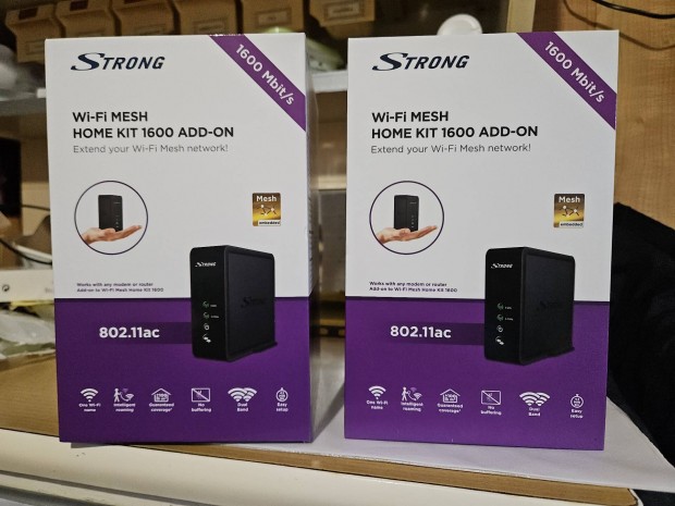 Elad 2 db Strong extender 1600  WIFI jelerst