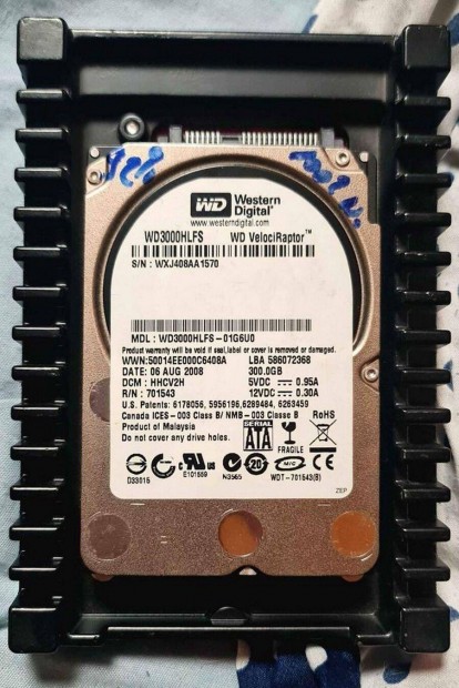 Elad 2 db WD Raptor HDD