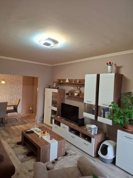 Elad� 2 szoba+�tkez�s+erk�lyes fel�j�tott panellak�s, Szeged Bimb� u