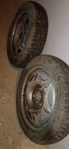 Eladó 2db 15 coll Smart 450 Fortwo acélfelni lemezfelni