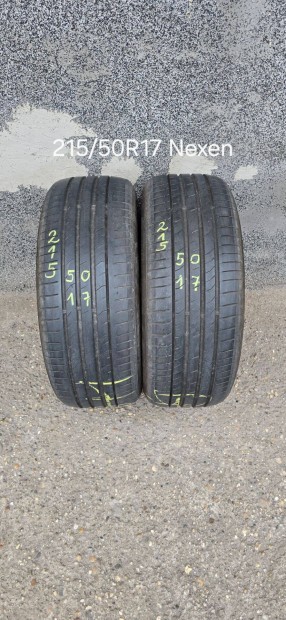 Eladó 2db 215/50R17 Nexen Nyári Gumi!