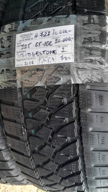 Elad 2db Bridgestone 225/65R16C tli gumi 