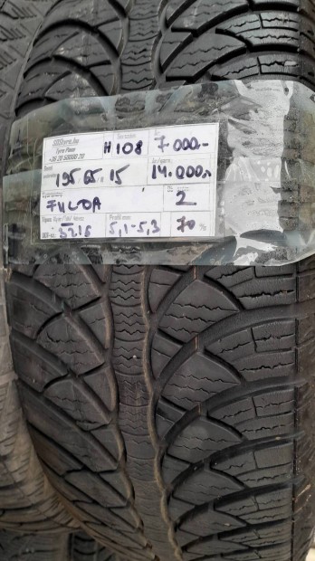 Elad 2db Fulda 195/65R15 tli gumi 