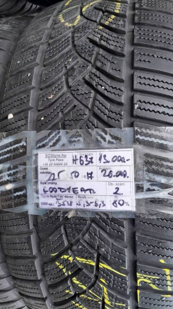 Elad 2db Goodyear 225/50R17 tli gumi 