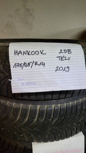 Elad 2db Hankook tli gumi. 175/65R14 