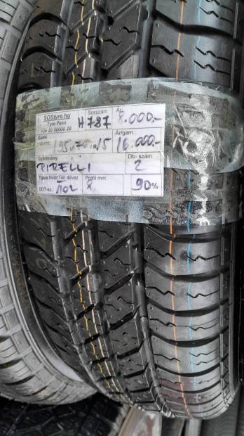 Elad 2db Pirelli 195/70R15 tli gumi 